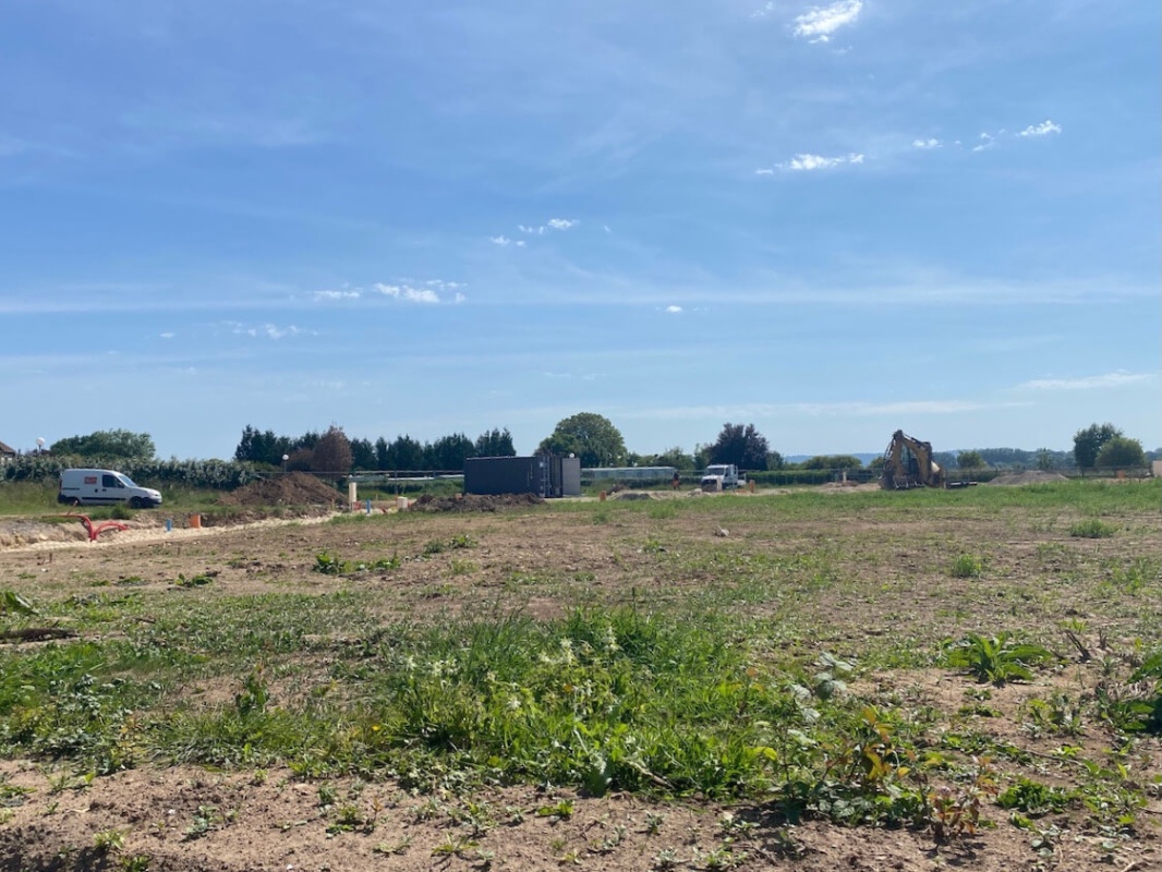 Travaux d'aménagement en cours