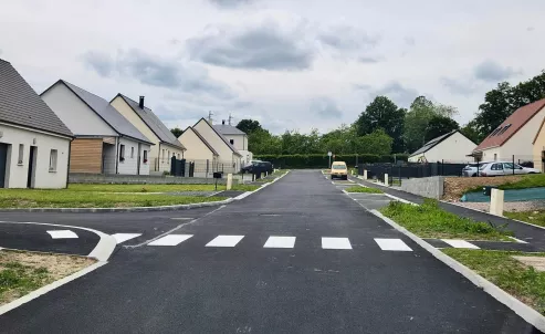 Travaux d'aménagement terminés