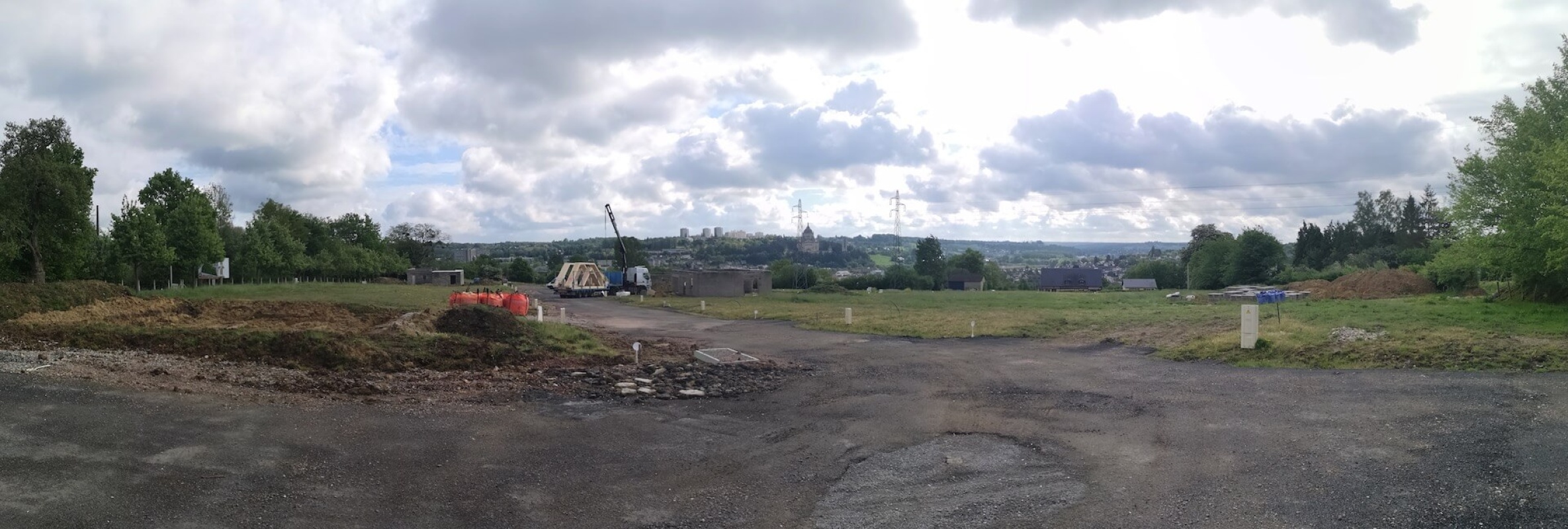 Construction maisons en cours