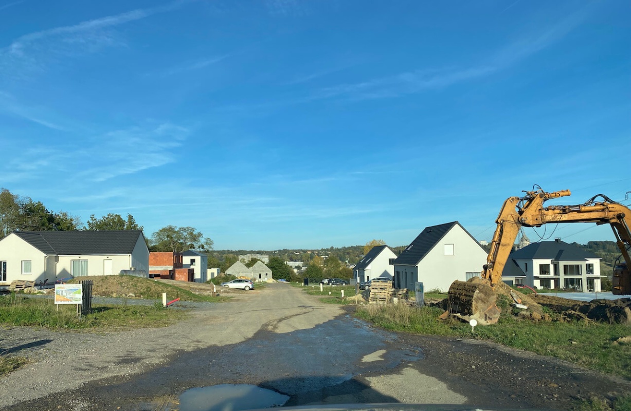 Construction maison en cours