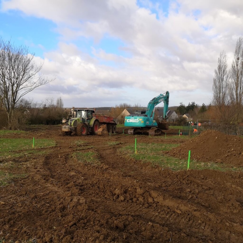 Démarrage travaux terrassement et EU