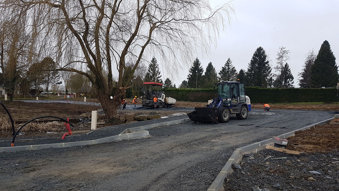 Travaux 1ère phase en cours d'achèvement