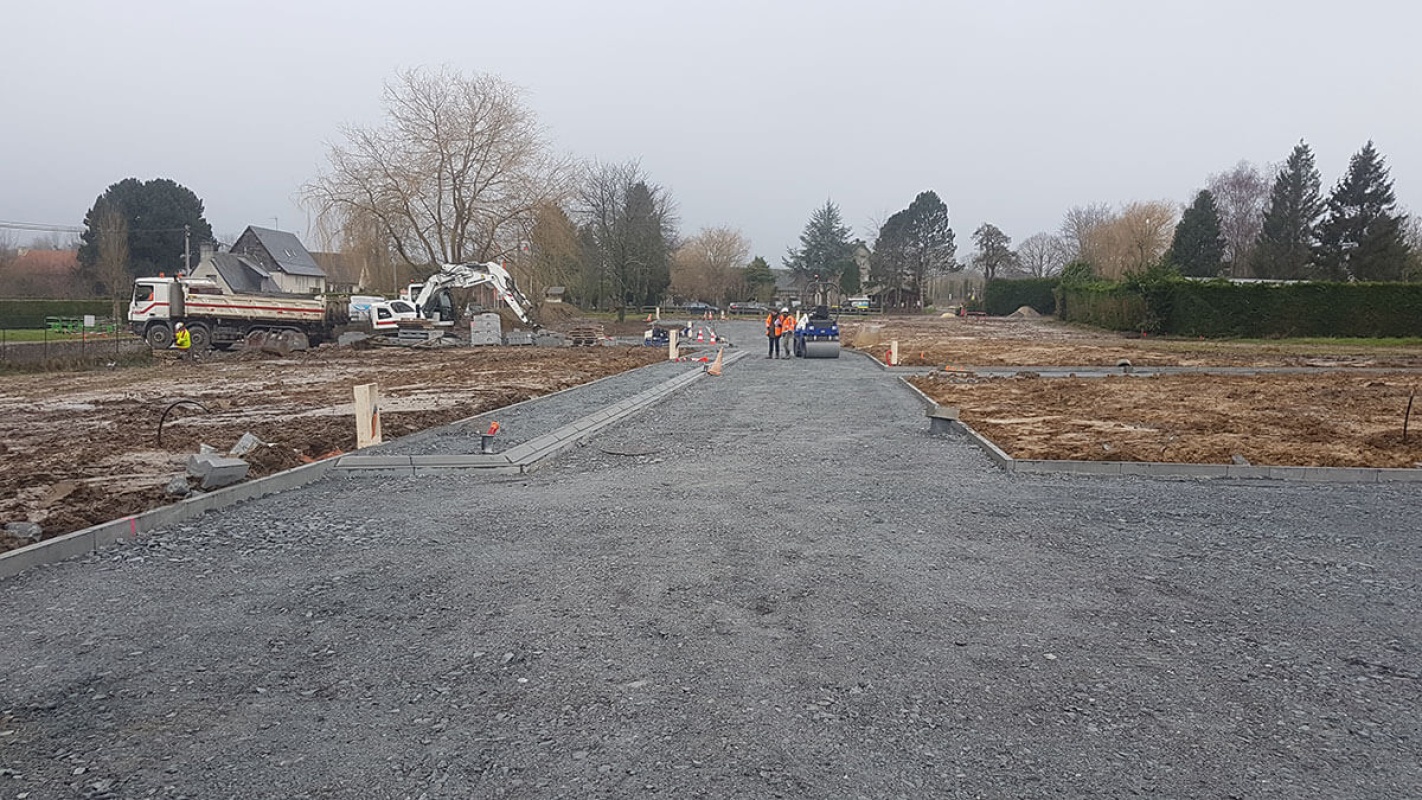 Travaux 1ère phase en cours d'achèvement