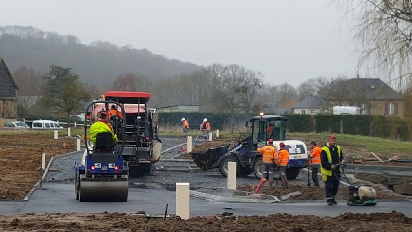 Travaux 1ère phase en cours d'achèvement