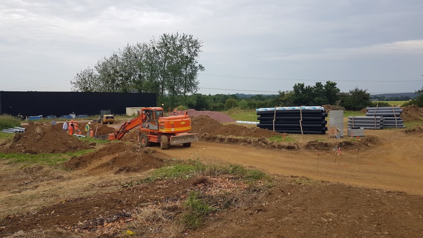 Démarrage travaux de terrassement