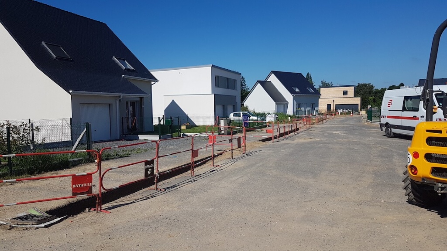 Travaux de finitions en cours