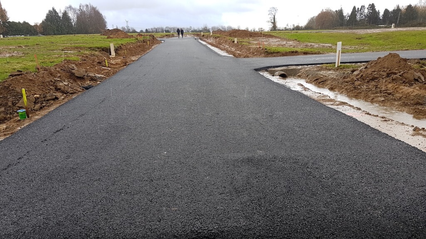 Travaux de finitions en cours