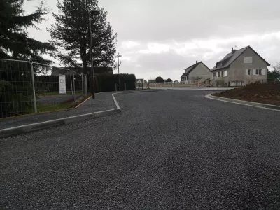 Voirie en cours d'achèvement
