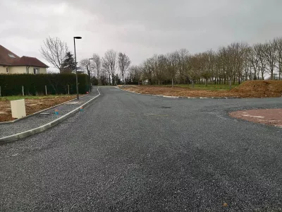 Voirie en cours d'achèvement