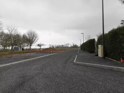 Voirie en cours d'achèvement