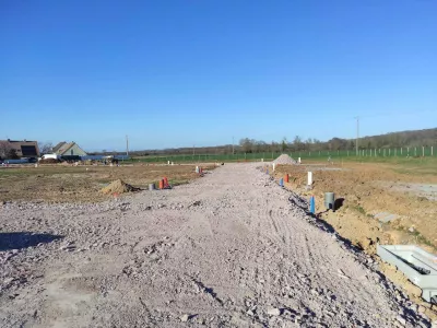 Travaux de voirie en cours d'achèvement
