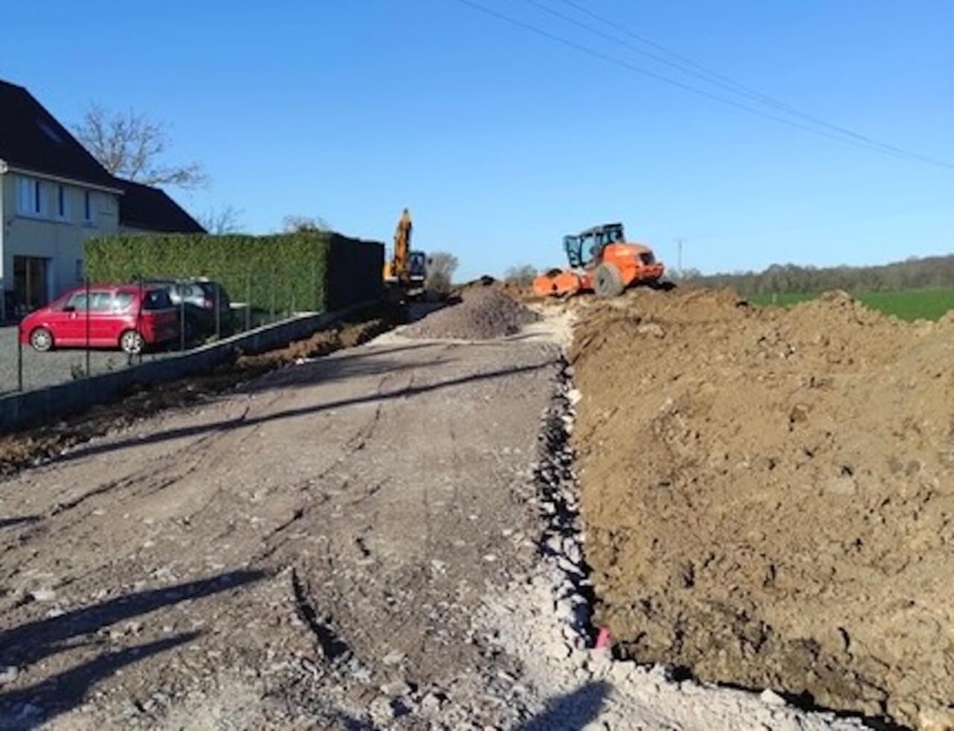 Travaux réseaux souples en cours