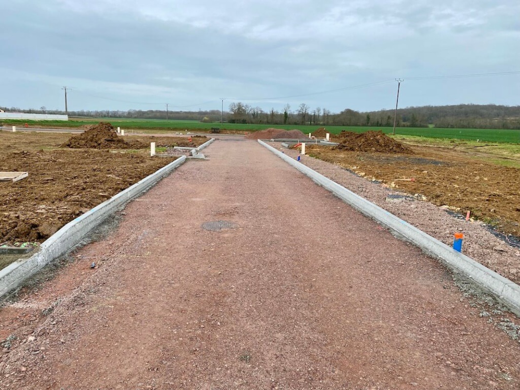 Travaux de voirie en cours d'achèvement