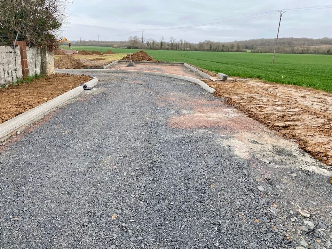 Travaux de voirie en cours d'achèvement