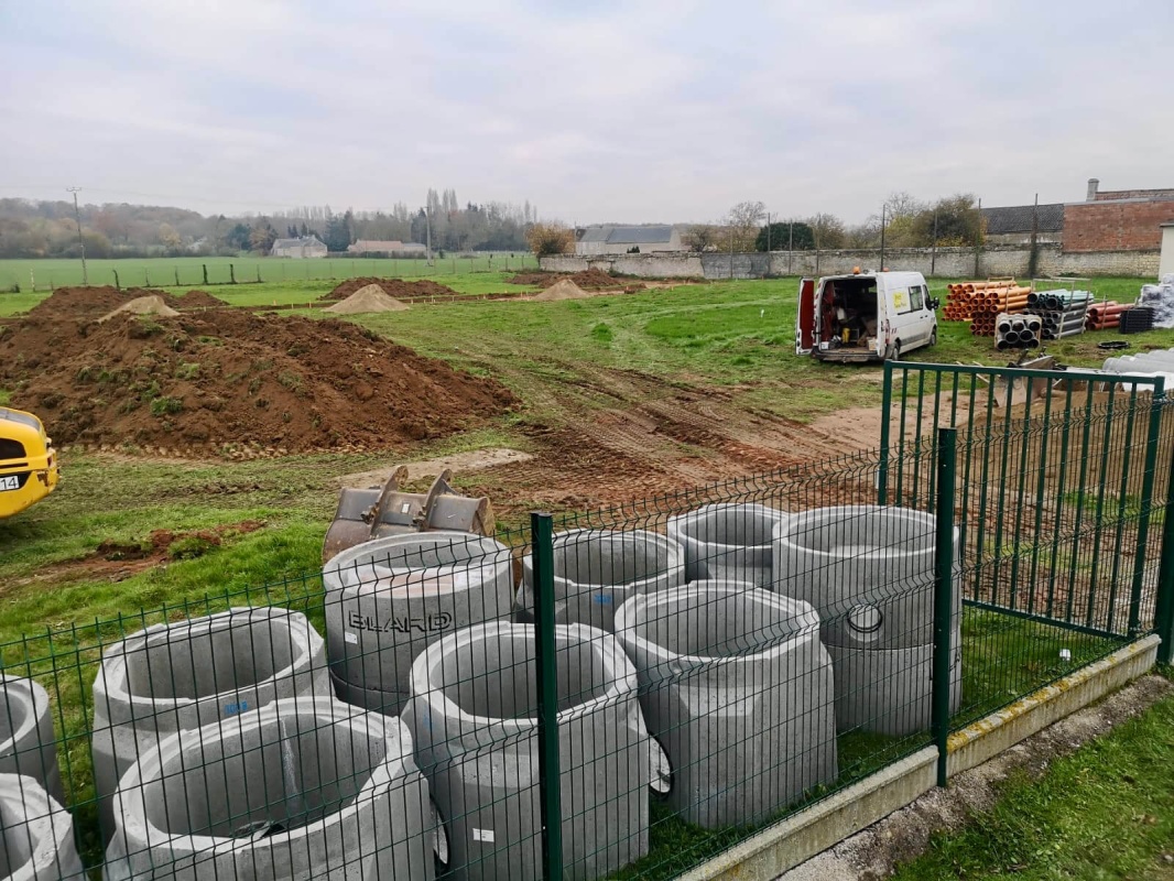 Travaux de voirie en cours d'achèvement