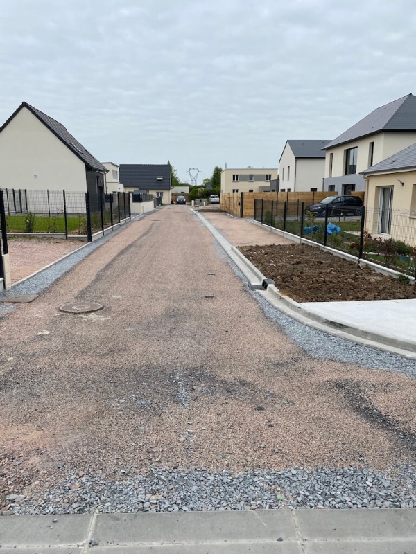 Travaux de finitions en cours