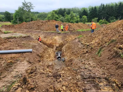 Démarrage travaux des réseaux EP