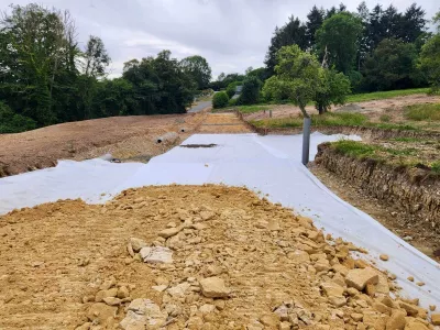Empierrement et terrassement des voiries