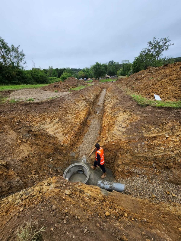 Démarrage travaux des réseaux EP