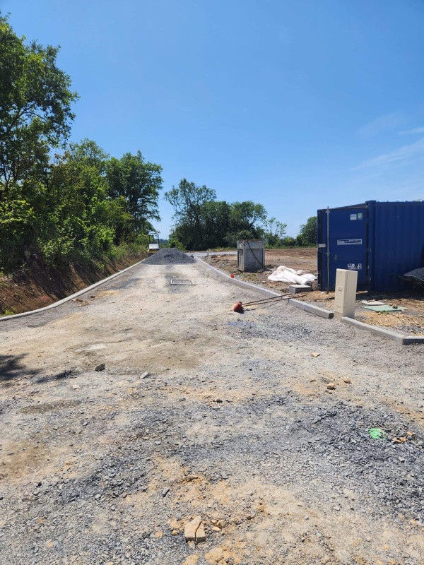 Travaux d'aménagement en cours d'achèvement