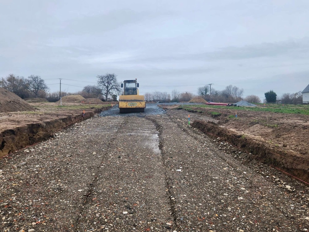 Couche de fondation voirie