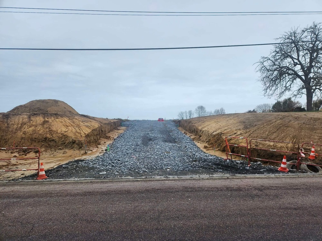 Empierrement et terrassement des voiries