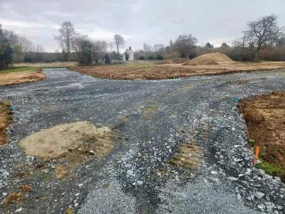 Empierrement et terrassement des voiries
