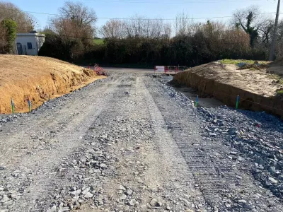 Empierrement et terrassement des voiries