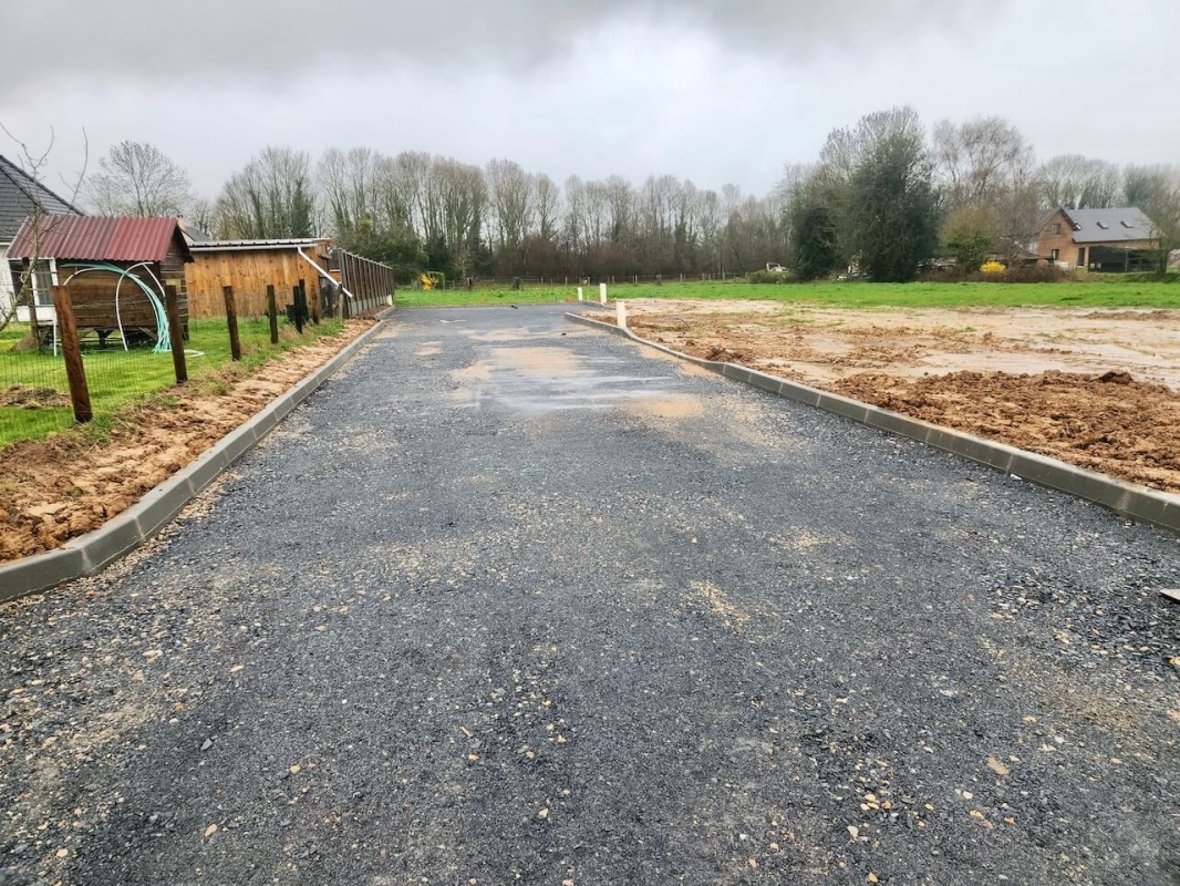Pose couches d'assise et de liaison