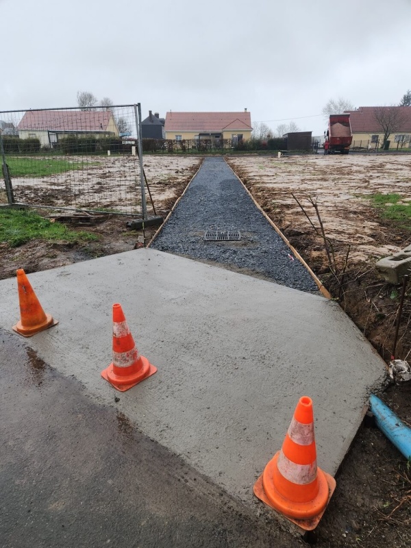 Pose couches d'assise et de liaison