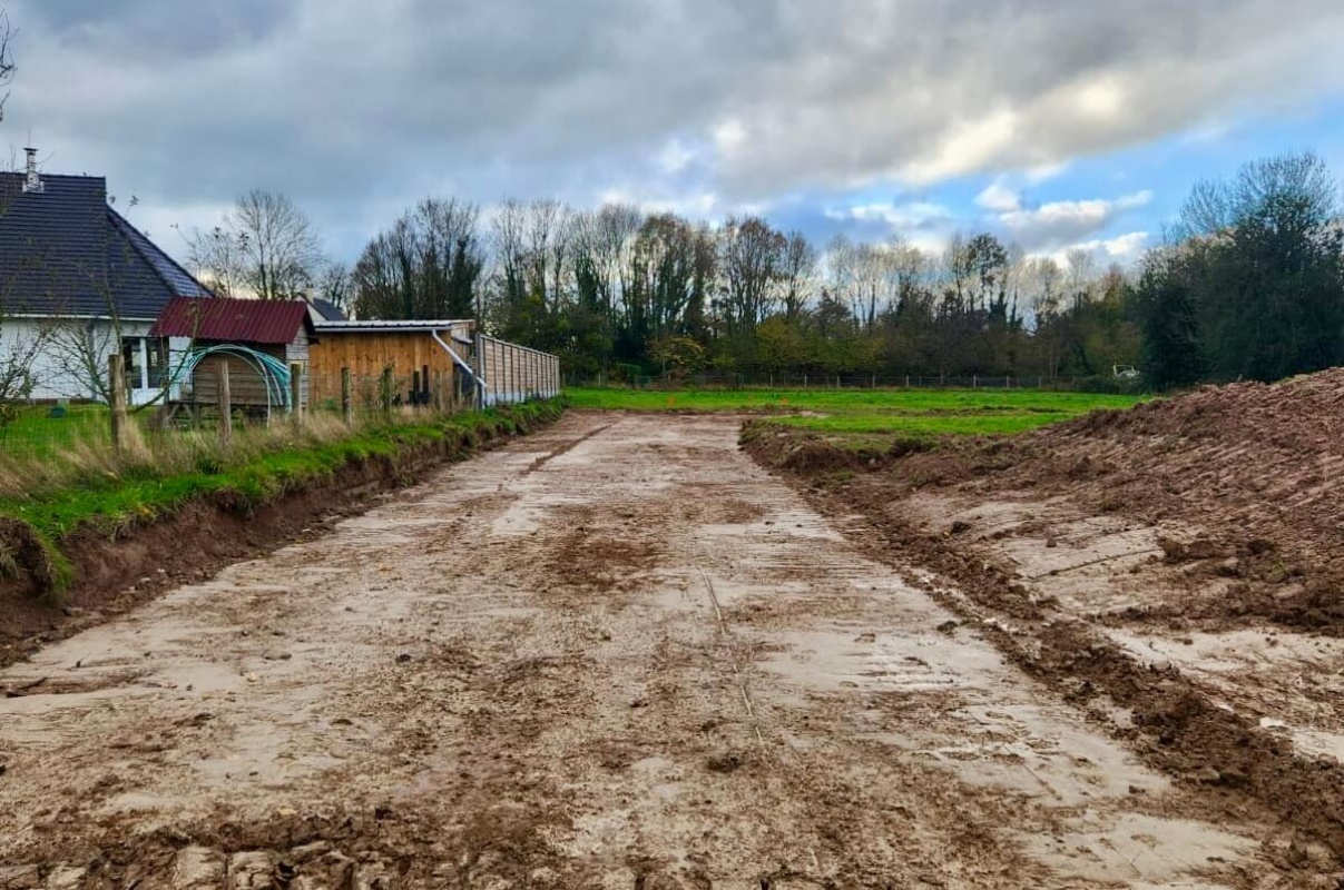 Démarrage travaux de terrassement