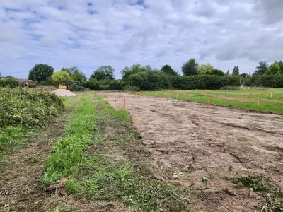 Démarrage travaux de terrassement