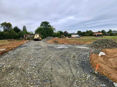 Empierrement et terrassement des voiries