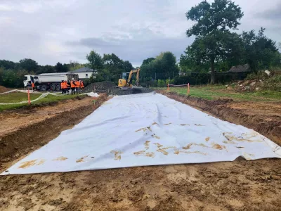 Empierrement et terrassement des voiries