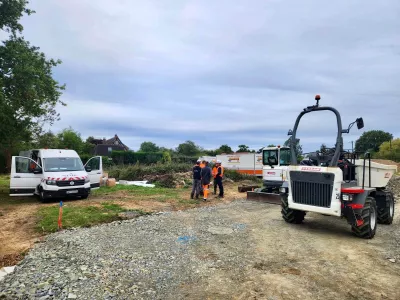 Démarrage travaux réseaux souples