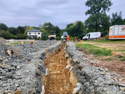 Démarrage travaux réseaux souples