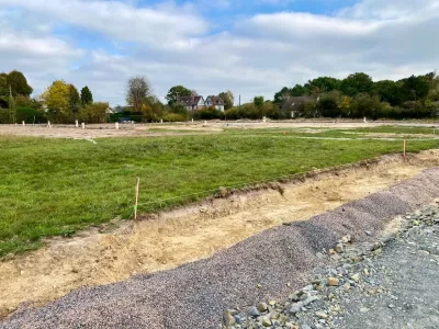 Achèvement des réseaux souples et travaux de voiries