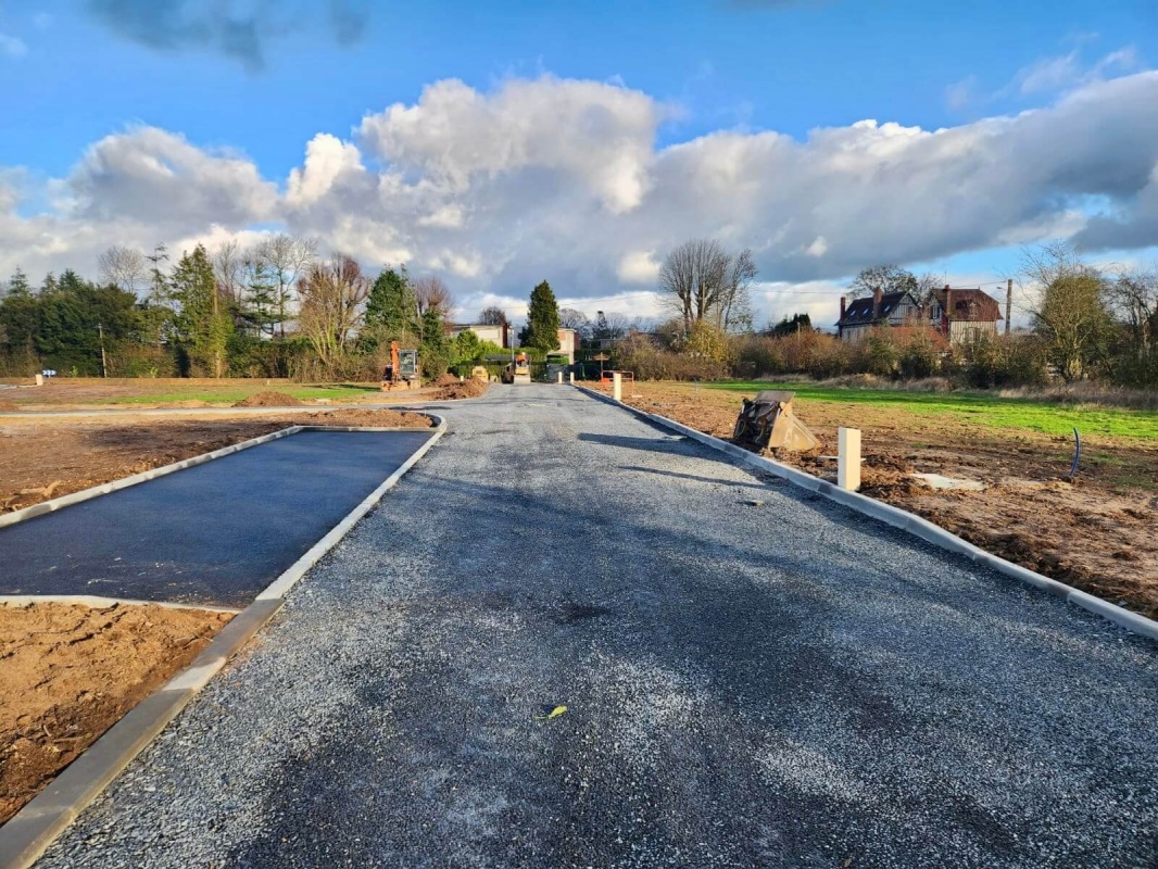 Préparation pose de l'enrobé