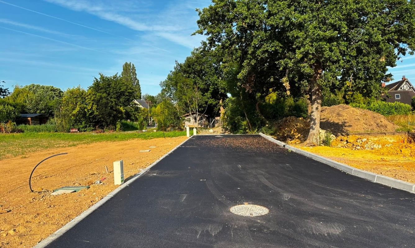 Travaux d'aménagement de voirie et réseaux terminés