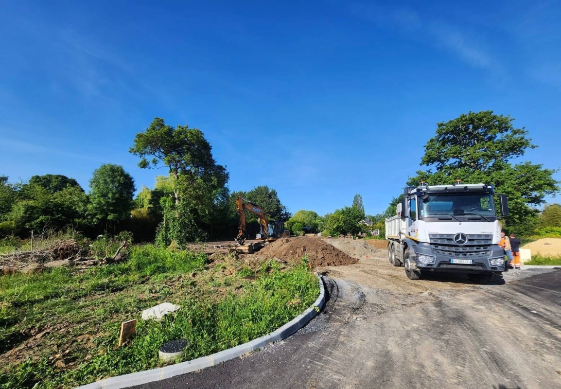 Démarrage travaux de terrassement