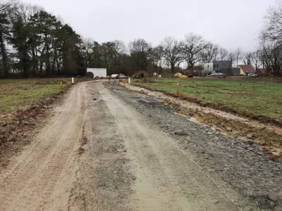 Création bassin de rétention